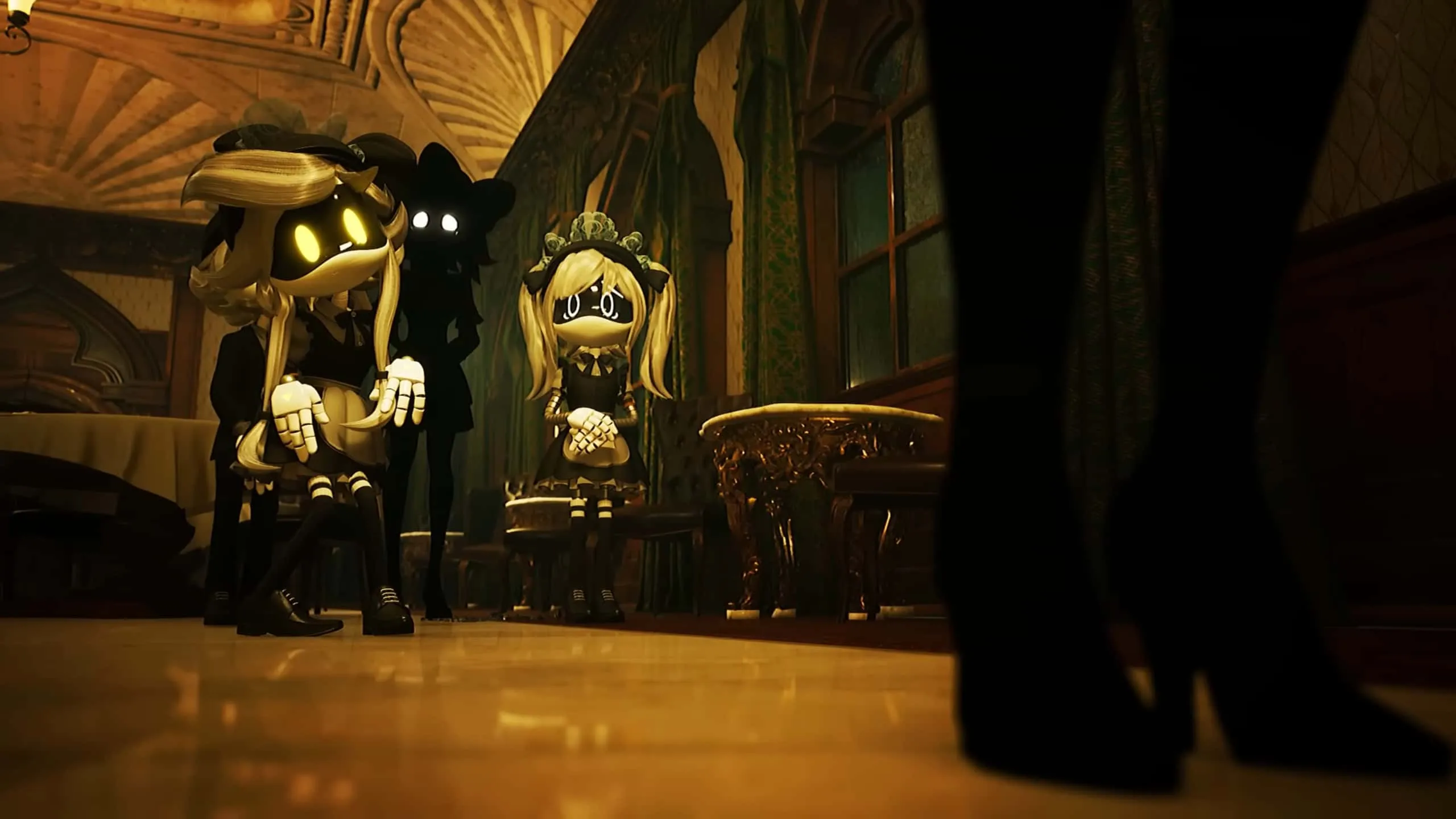 "They are not broken. We can no longer be thrown out." said Cyn (left) in this moment of the episode, made as an screenshot.